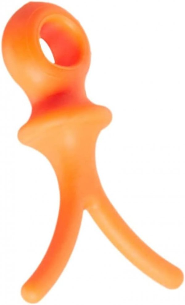 Pine Ridge Archery Wishbone Bow String and Cable Dampener for Noise Reduction and Vibration Control - Orange - Pack of 4