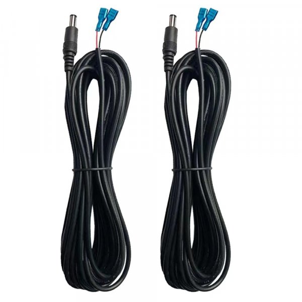 Yoizyfree 2 PCS Trail Camera Power Cord,4.0x1.7mm DC External Power Cable Compatible with Tactacam Reveal X XB SK,Wise Eye,Covert Cameras, Snyper Cameras, etc. 4.0x1.7mm DC Plug Trail Game Camera