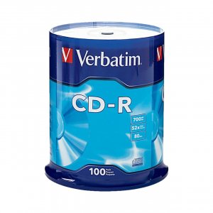 VERBATIM VTM94554 700MB 80-Minute 52x CD-Rs (100-ct Spindle)