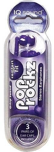SUPERSONIC IQ-106 PURPLE Porockz Stereo Earphone (Purple)