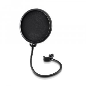 Pyle PEPF30 Studio Microphone Pop Filter 4-Layer Mesh Screen, Wind Screen Filtration