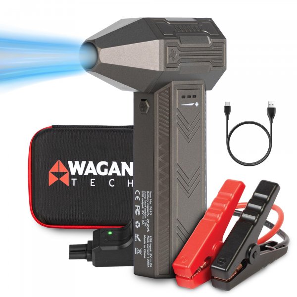 Wagan Tech 7561 Power Dome™ PLEX Jump Starter, Air Compressor and Inverter