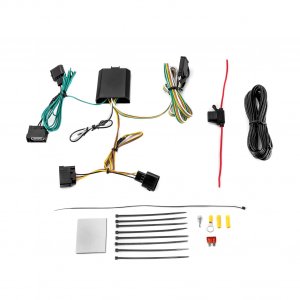 Wsays Vehicle-Side 4-Pin Trailer Wiring Harness Compatible with Ford Edge 07-10 Escape 08-12 Freestar 04-07, Fit Lincoln MKX 07-10, Fit Mazda Tribute 08-11, Fit Mercury Mariner 05-11 Plug & Play Kit
