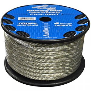 Audiopipe PW4100SL Power Wire, 4 Gauge, 100 Ft., Silver