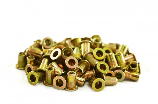 Astro Pneumatic Tool RN4M 100-Piece M4 4mm Steel Rivet Nuts