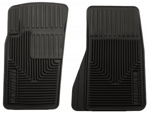 Husky Liners - Heavy Duty Front Floor Mats | 1984-2001 Jeep Cherokee, 1993-2004 Jeep Grand Cherokee, 2007-2009 Jeep Wrangler, Black | 51081