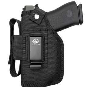 POLE.CRAFT Gun Holster with Laser Sig P365 w/TLR-6 Holster, Glock 43 w/TLR-6 Holster, IWB Holster Fit: Glock 43 / Glock 43X w/TLR6 - Sig Sauer P365 / P365 SAS TLR6 Laser Light -Right/Left