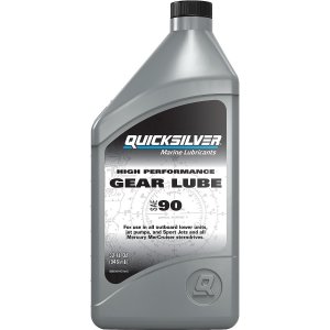 Quicksilver SAE 90 High Performance Gear Lube for Outboards and Sterndrives, 32 oz