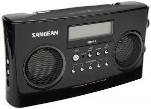 SANGEAN SNGPRD5BK PR-D5 FM-Stereo/AM Portable Digital-Tuning Radio (Black)