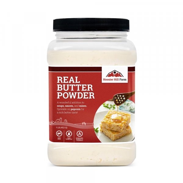 Hoosier Hill Farm Real Butter Powder, 1LB (Pack of 1)