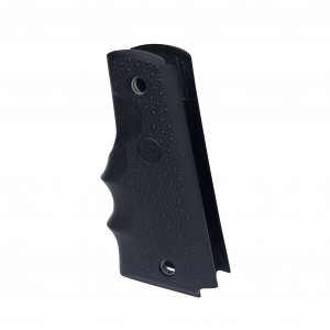 Hogue 45000 Govt Model Rubber Gripfinger Grooves Black