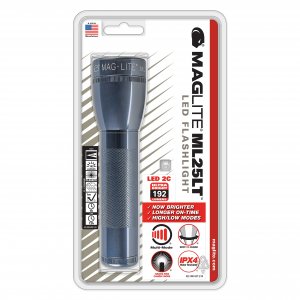MAGLITE ML25LTS2096 LED 2-Cell C Flashlight, Gray