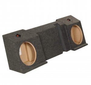 QPower BQGMCAVALANCHE10 Empty Woofer Box DF for CHEVY AVALANCHE (2)10"