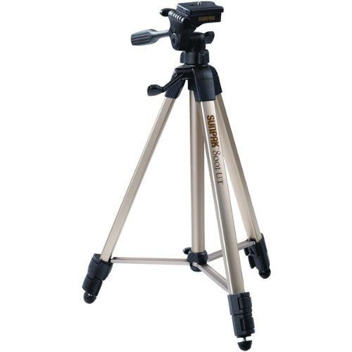 Sunpak 620-080 Tripod w/3-Way Pan Head