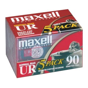 MAXELL 108562 Ur90 5Pk Cassette Tapes