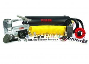 Viair 10007VIAIR Constant Duty Air System Kit w/2.5 Gal Tank - Up to 37″ Tires