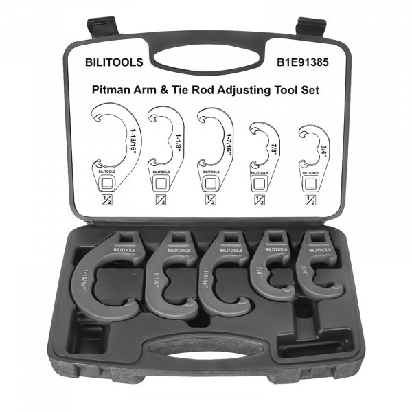 BILITOOLS 5PCS Tie Rod Adjusting Tool Set for Steering Linkage Systems