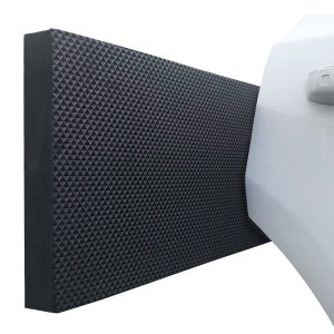 AMPULLA GWP02S Garage Wall Protector Car Door Protectors, Designed in Germany (2, Black)