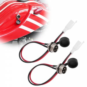 2 pack of 1Z 3 Pin 2 Wire Connector Plug JACK Electric Gas Scooters Socket Battery Charger E Scooter