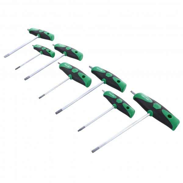 Wiha 36497 T-Handle Torx Wrench with Cushioned Grip and Side Driver, Multi-Color, 17.272 in L x 28.448 in W x 8.636 in H