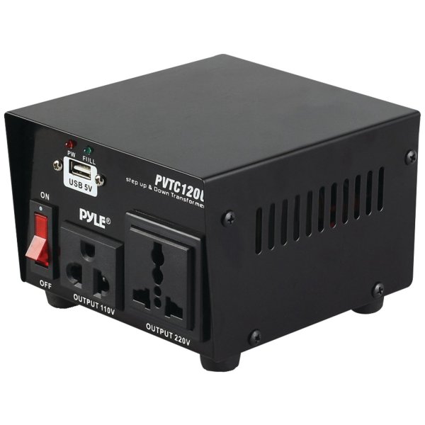 Pyle PVTC120U Step up and Down 100 Watt AC 110/220 Volts Converter Transformer