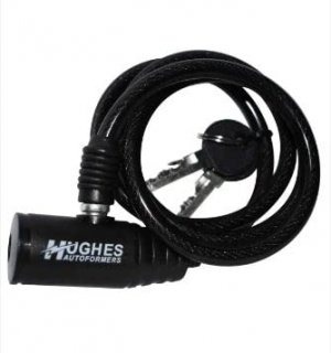 Power Watchdog Security Cable Lock, 40in Braided Steel, Theft Deterrent