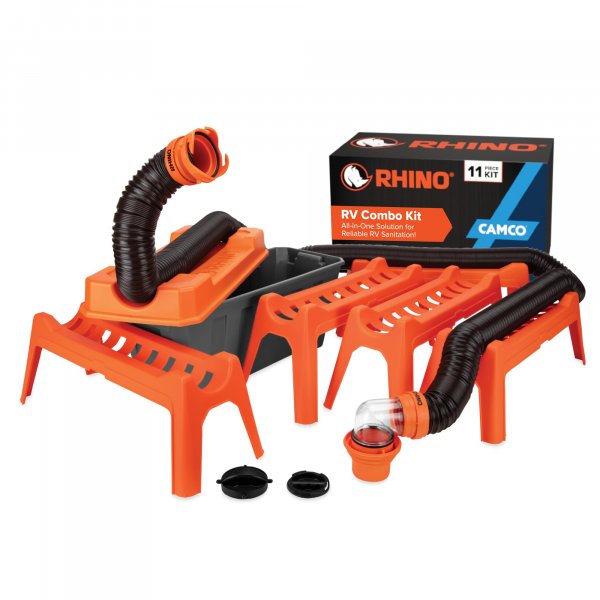 Camco Rhino Ultimate 20' RV Sewer Hose Combo Kit - Made in the USA