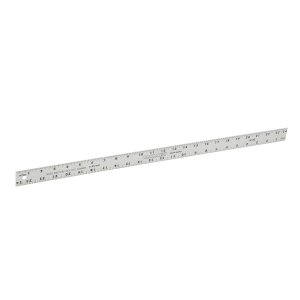 Mayes 10188 24 Inch x 1 Inch Aluminum Ruler