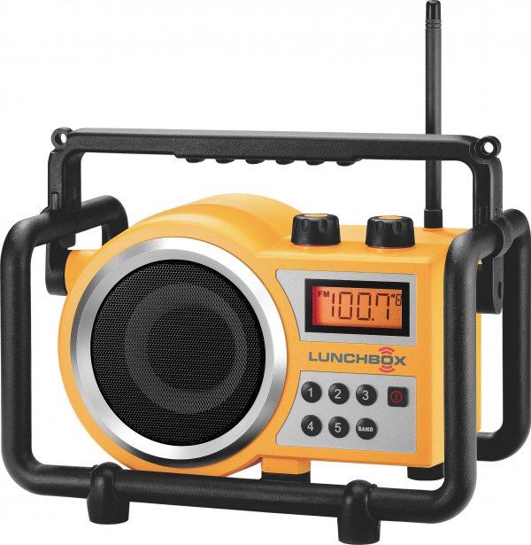 SANGEAN SNGLB100 FM/AM Ultra-Rugged Utility Worksite Digital Radio (Yellow)