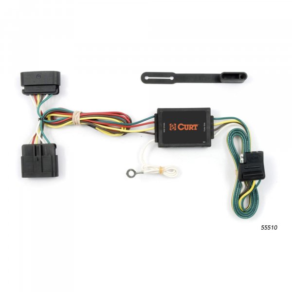 CURT 55510 Vehicle-Side Custom 4-Pin Trailer Wiring Harness for Select Chevrolet Colorado, GMC Canyon, Isuzu I-Series