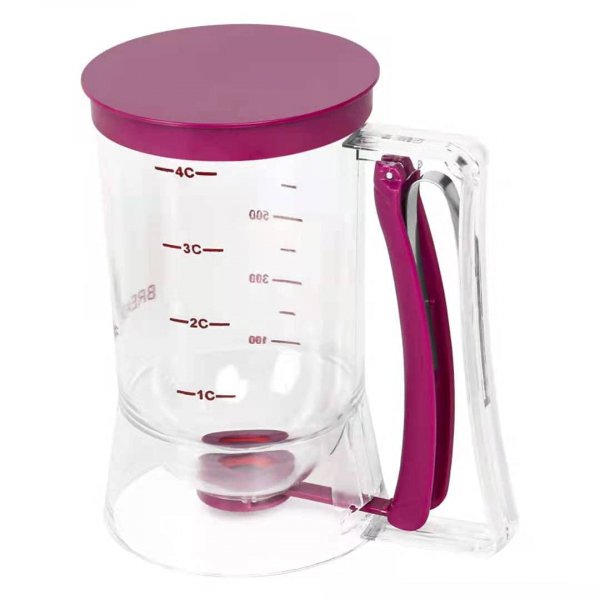 Yieobel Cupcake Batter Separator for Baking - Measuring Tool with Cream Separator Cups, Best Gift for Friends (Purple)