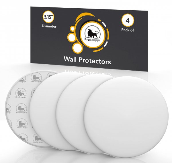 ProStoppr® Door Stoppers - Large 3.15" (4 Pack) - Strong Adhesive Backing