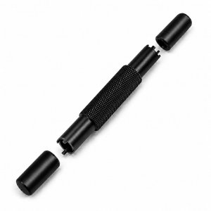 Ultimate Front Sight Adjustment Tool for A1 & A2 Sights, 4 & 5 Prong Precision Elevation Tool with Rubber Protective Cover, CNC Machined Steel, Tactical Range Gear for Iron Sights (Black)
