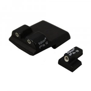 Trijicon S&W Compact Long Rear Night Sight Set, 9 mm