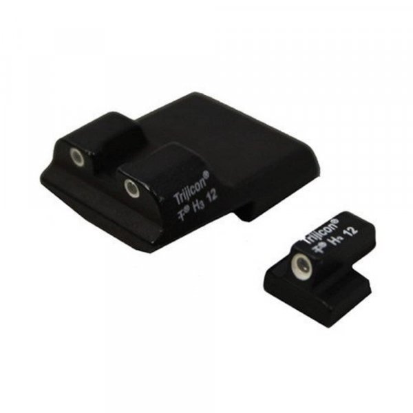 Trijicon S&W Compact Long Rear Night Sight Set, 9 mm