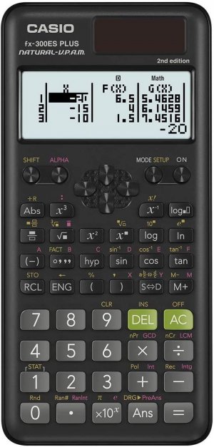 Casio FX-300ESPLS2-BLACK Scientific 2nd Edition Calculator (Black)