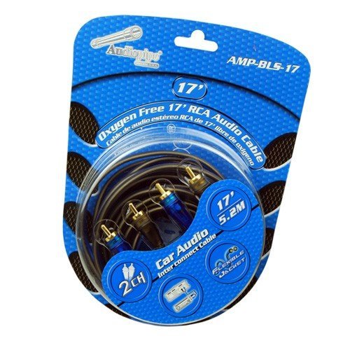 Audiopipe AMPBLS17 17' Car Audio RCA Cable