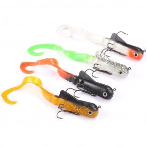 MIZUGIWA 8" Pike Musky Dawg Soft Plastic Swimbait