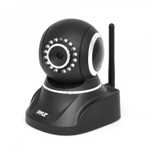 Pyle PIPCAM8 Wi-Fi IP Camera w/ Image Capture, Video Recording, & 2-Way Communication