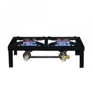 Base Camp F235830 30000 BTU Base Camp 2 Burner Angle Iron Stove