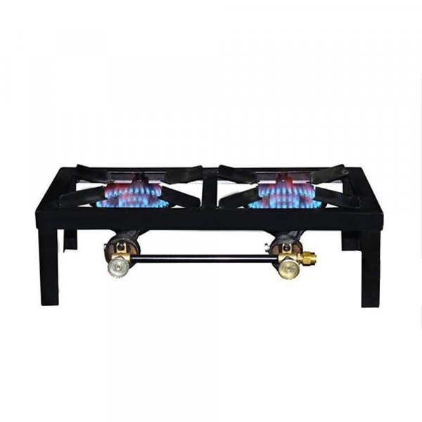 Base Camp F235830 30000 BTU Base Camp 2 Burner Angle Iron Stove