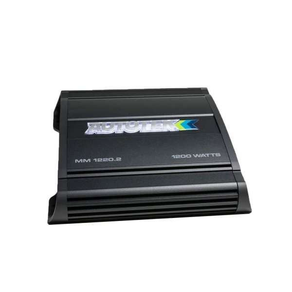 Autotek MM12202 Mean Machine 2 x 600 @ 2 Ohms 1 x 1200 WATTS @ 4 Ohms Bridged
