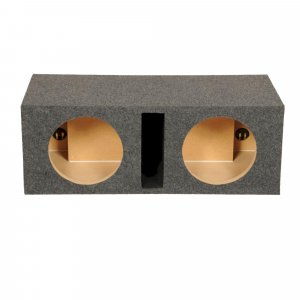 Qpower QHD210V EMPTY WOOFER BOX DUAL 10" MDF VENTED BASS BOX