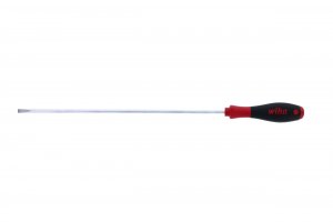Wiha 30238 Slotted Screwdriver with SoftFinish Handle, 5.5 X 300mm
