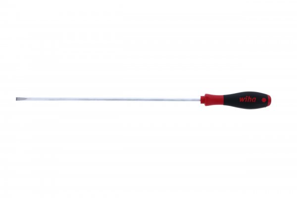 Wiha 30238 Slotted Screwdriver with SoftFinish Handle, 5.5 X 300mm