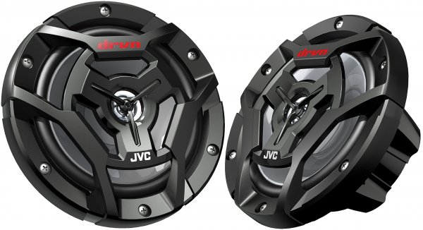 JVC CSDR6200M 6.5" 2-Way 150W Marine Speakers (Black)