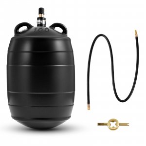 Glooglitter 4 Inch Inflatable Pipe Plug Sewer Test Plug Rubber Plumbing Test Balloon Ball for Sewage Pipeline Inspection (with 39.37 Rubber Extension Hose)