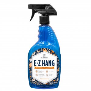 Roman’s E-Z Hang Peel & Stick Wallpaper Helper, Clear, Non-Staining, 32-OZ