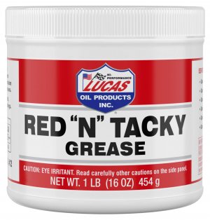Lucas Oil 10574 Red N Tacky Grease 1Lb Tub