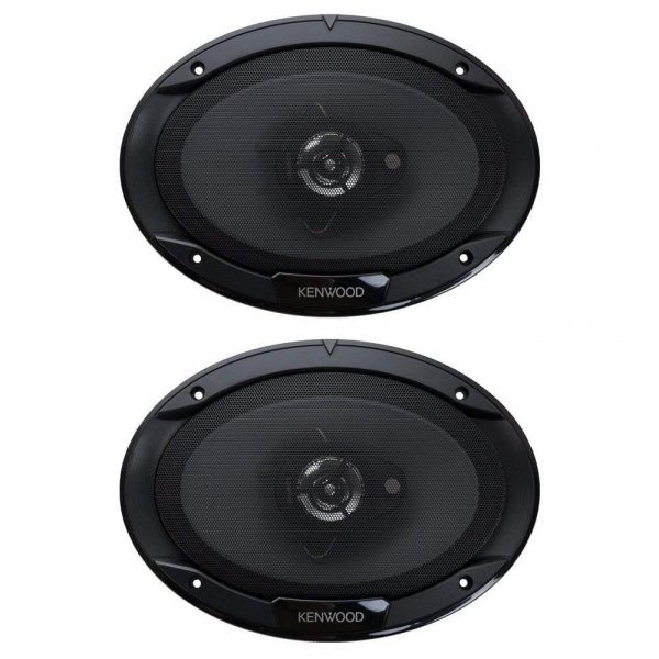 Kenwood KFC-6966S 6 x 9 Inch 400-Watt 3-Way Flush Mount Coaxial Car Speaker Easy Installation - Pair